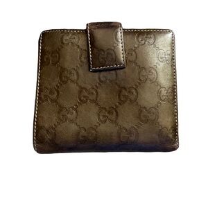 Gucci Embossed Leather Wallet